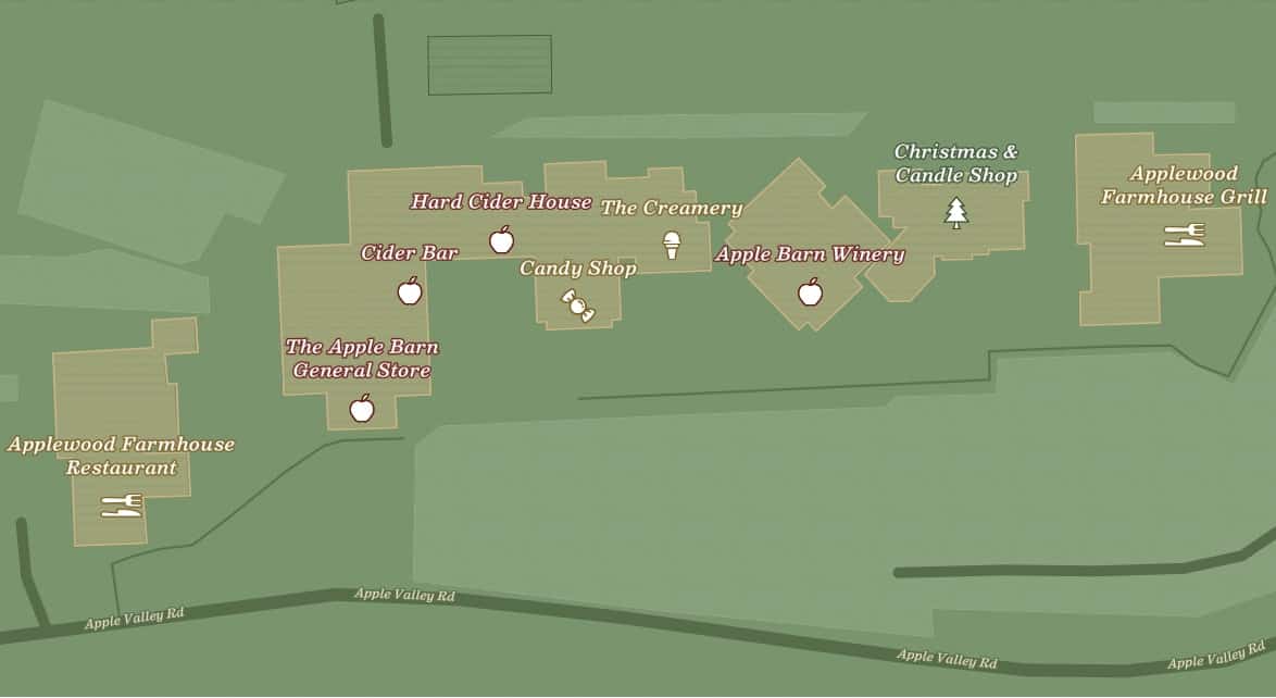 apple barn map