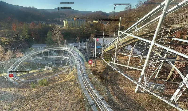 Rowdy Bear Mountain Coaster Webcam