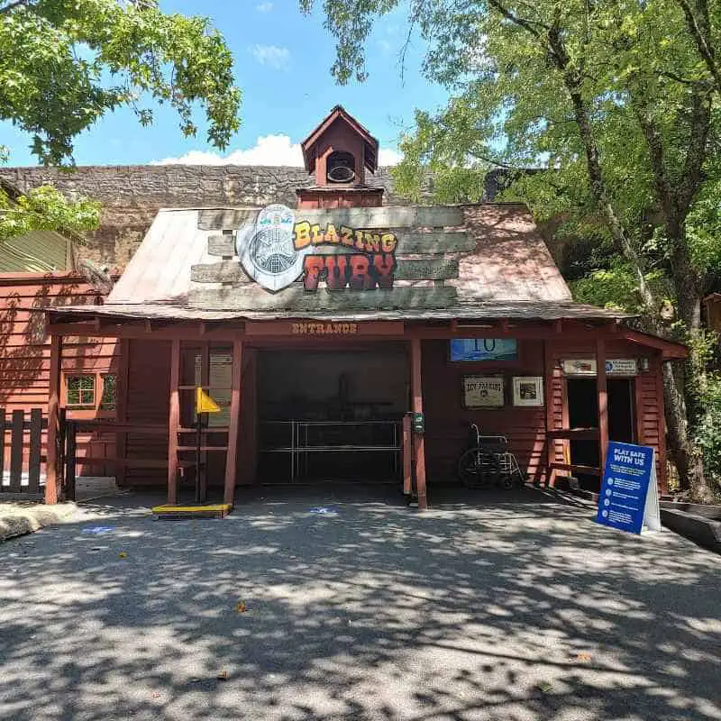 Blazing Fury Roller Coaster Dollywood